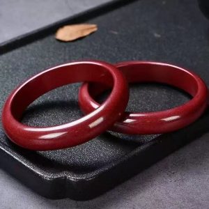 High-Content Cinnabar Bracelet – Natural Purple Gold Sand Imperial Amulet Feng Shui Fortune Bracelet