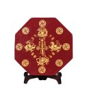 Zijin Sand Cinnabar Wen Chang Pagoda – Feng Shui Tower for Wisdom, Study, and Academic Success - Bagua Plate
