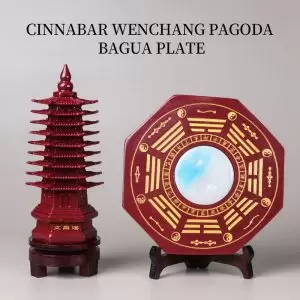 Zijin Sand Cinnabar Wen Chang Pagoda â Feng Shui Tower for Wisdom, Study, and Academic Success